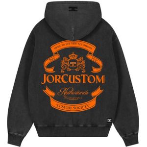 JorCustom KD25 Script Zip Hoodie - Acid Grey XS