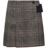 Pinko - Consolata Gonna - Multi - Plooirok - Beige/Grijs/Geel