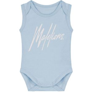 Malelions Baby Signature Romper - Lichtblauw 9-12M