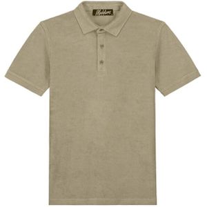 Malelions Signature Towelling Polo - Dry Sage XS
