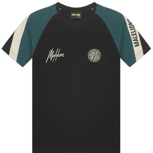 Malelions Kids Sport Pre-Match T-Shirt - Black/Teal 92