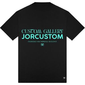 JorCustom Gallery Loose Fit T-Shirt - Black XXL