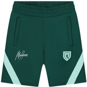 Malelions Kids Sport Pre-Match Shorts - Dark Green/Mint 164