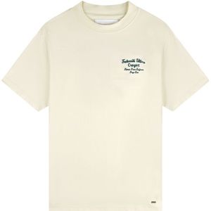 Croyez Fraternité T-Shirt - Buttercream/Petrol L