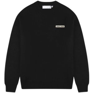 Croyez Étiquette Knit Sweater - Black XS