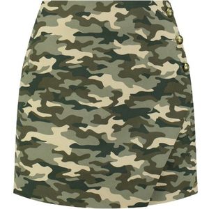 Nikkie Asti Camo Skirt - Combat Green