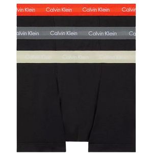 Calvin Klein 3 Pack Trunks - B-Cher Ks/Eiffle Twr/Moss Gr