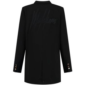 Malelions Women Oversized Blazer - Black XS