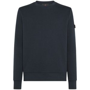Peuterey - Saidor B FW 02 - Sweatshirt - Blauw - Katoen - Fleecevoering