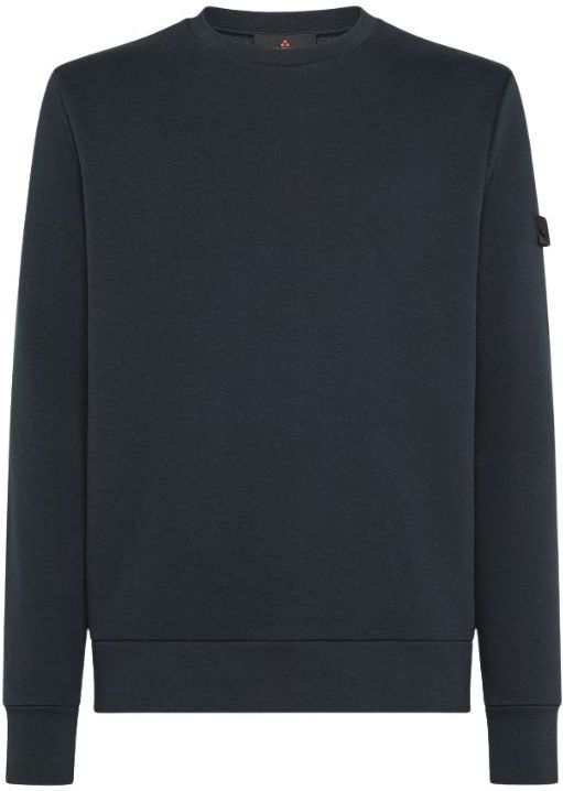 Peuterey - Saidor B FW 02 - Sweatshirt - Blauw - Katoen - Fleecevoering