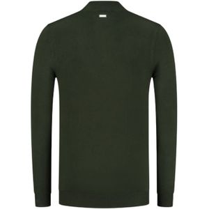 Purewhite Essential Knit Half Zip - Army Green XL