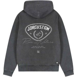 JorCustom Race Again Fleece Oversized Hoodie - Acid Grey XS