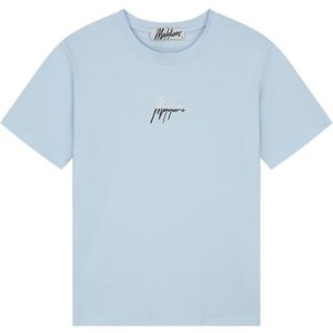 Malelions Women Kiki T-Shirt - Ice Blue/Smoke Grey L