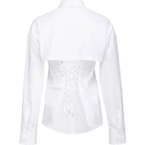 Pinko Coraggioso Blouse Shirt - Radiant White 42-S