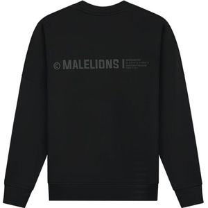 Malelions Women Studio Sweater - Black XXS