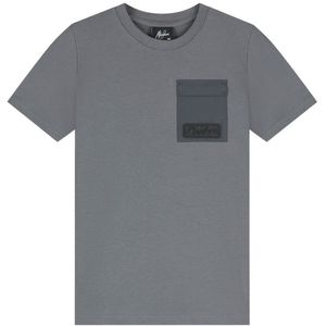 Malelions - Kids Nylon Pocket T-Shirt - Anthracite