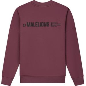 Malelions Women Studio Sweater - Burgundy S