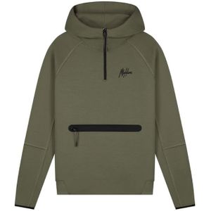 Malelions Sport Counter Half Zip Hoodie 2.0 - Dark Green XXL