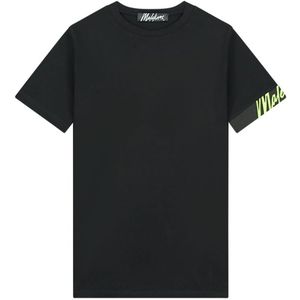 Malelions Captain T-Shirt 2.0 - Black/Neon Yellow