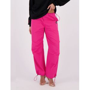 Women Parachute Pants - Pink L