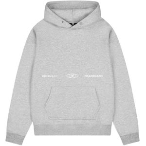 JorCustom Uncommon Fleece Oversized Hoodie - Grey Melange XS