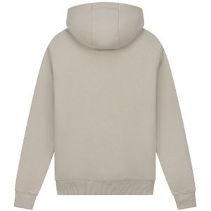 Malelions Striped Signature Hoodie - Taupe/Light Green M