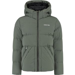 Croyez Down Puffer Jacket - Dark Green S