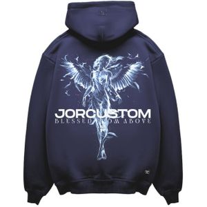 JorCustom Angel Oversized Hoodie - Navy XXL