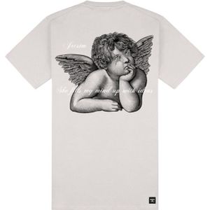 JorCustom Angel Slim Fit T-Shirt - Light Grey M