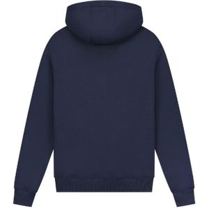 Malelions Striped Signature Hoodie - Navy/Coral XXL