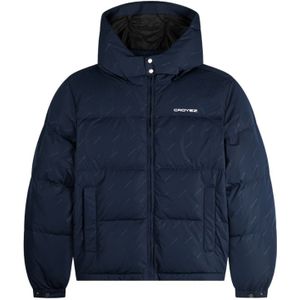 Croyez Allover Puffer Jacket - Navy S