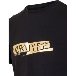 Cruyff Sentido Tee - Black/Gold L
