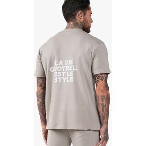 Quotrell La Vie T-Shirt - Concrete/Cement XS
