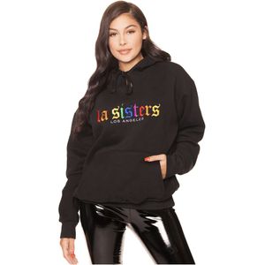 Rainbow Hoodie - Black L