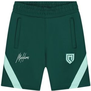 Malelions Kids Sport Pre-Match Shorts - Dark Green/Mint