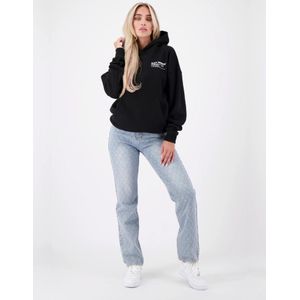 Women Deconstruction Hoodie - Black M