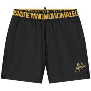 Malelions Venetian Swimshort - Black/Gold XXS