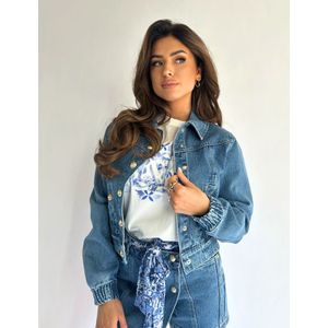 Nikkie Darien Skort - Mid Blue Denim 26