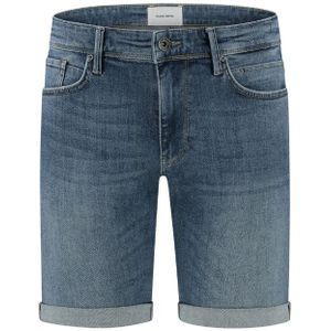 The Steve Skinny Fit Shorts - Denim Dark Blue 38