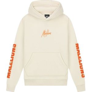 Malelions Kids Lective Hoodie - Beige/Orange