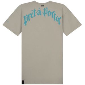 Quotrell Women Miami T-Shirt Dress - Taupe/Aqua