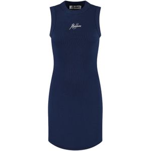 Malelions Women Signature Cut-Out Dress - Midnight Blue XL