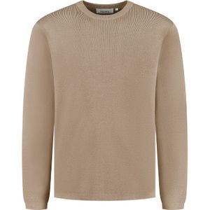 Pure Path - Regular Fit Knitwear - Taupe - Gebreide Trui