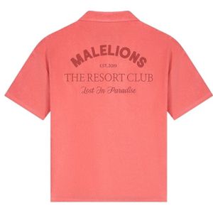 Malelions Women Terry Paradise Shirt - Coral XS