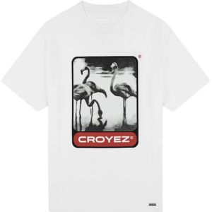 Croyez Croyez Chrome Flamingo T-Shirt - White M