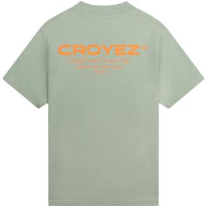 Croyez Women Family Owned Business T-Shirt - Green/Orange