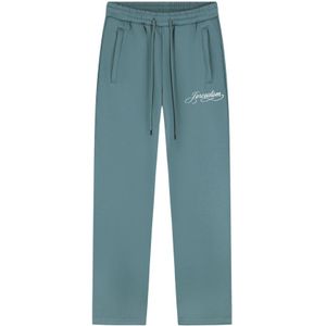 JorCustom Handscript Fleece Straight Fit Jogger - Ocean Blue XS