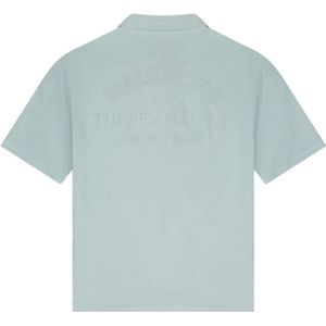 Malelions Women Terry Paradise Shirt - Light Blue XS
