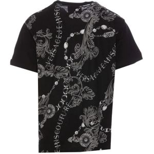 Men Contour Chain T-Shirt - Black S