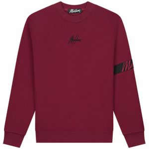 Malelions Captain Sweater 2.0 - Burgundy/Black XL